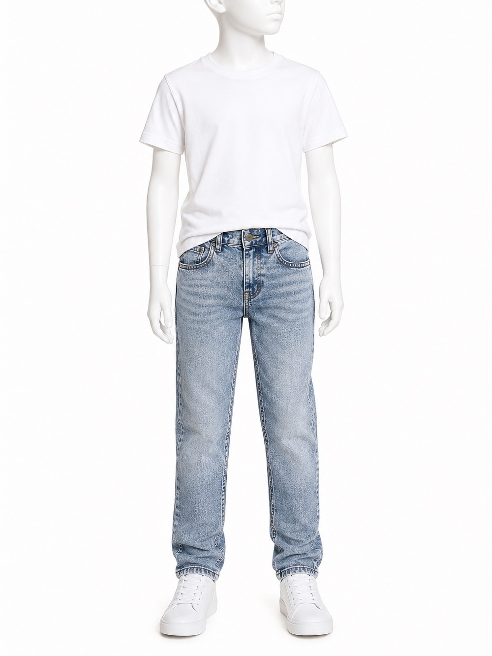 Light Wash Boy’s Size 8 Jeans - Classic Straight Fit